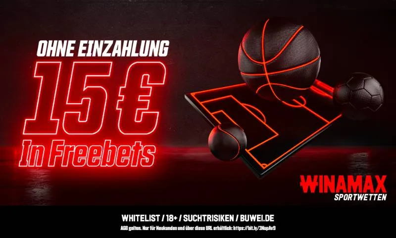 Titelbild zum Artikel: Winamax schenkt dir 15 € – ganz ohne Einzahlung!